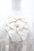 画像3: PINK HOUSE / 2つリボン&レースピンタックノースリーブブラウス  アイボリー I-26-03-10-027-LO-BL-SA-ZI (3)