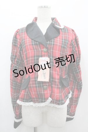 画像: Eri Aino's collaboration / TT*AINCHKベロアジャケット　シャーロットの水曜日 ジャケット L 中赤 I-26-03-10-031-PU-JA-SA-ZI