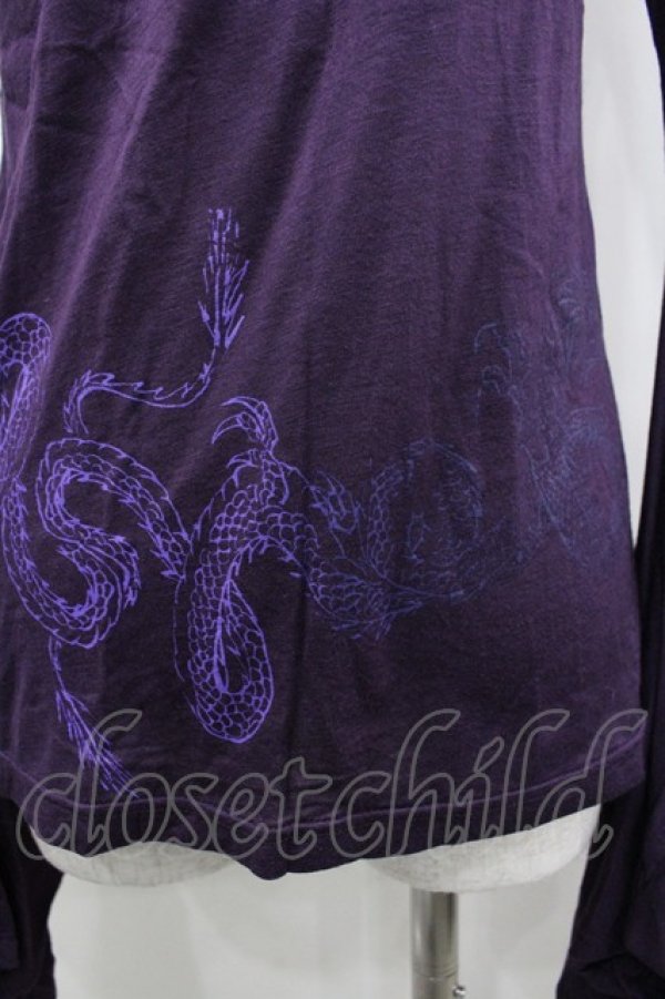 画像3: gouk / 裾龍pt着物袖トップス  パープル I-26-03-12-036-GO-TO-SA-ZI (3)