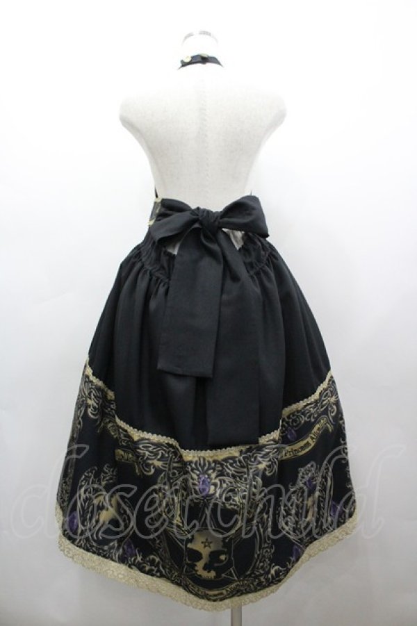 画像2: Royal Princess Alice / Dark Knight Generalサロペット風ジャンパースカート  黒 I-26-03-12-048-LO-OP-SA-ZI (2)
