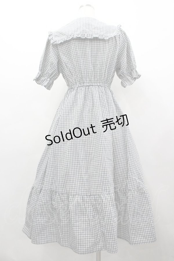 画像2: m petit by misako / AM*ギンガムCHKワンピース M 黒チェック I-26-03-12-051-LO-OP-SA-ZI (2)