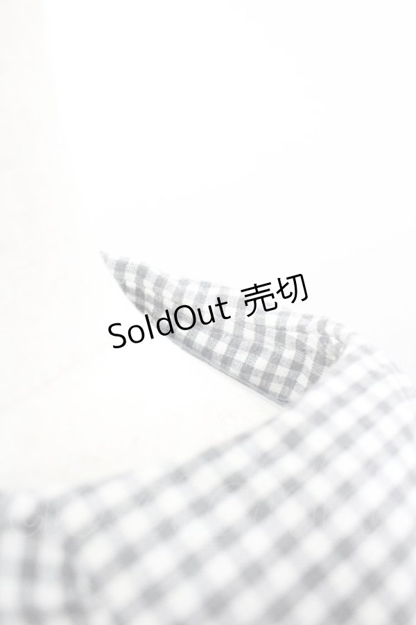 画像3: m petit by misako / AM*ギンガムCHKワンピース M 黒チェック I-26-03-12-051-LO-OP-SA-ZI (3)