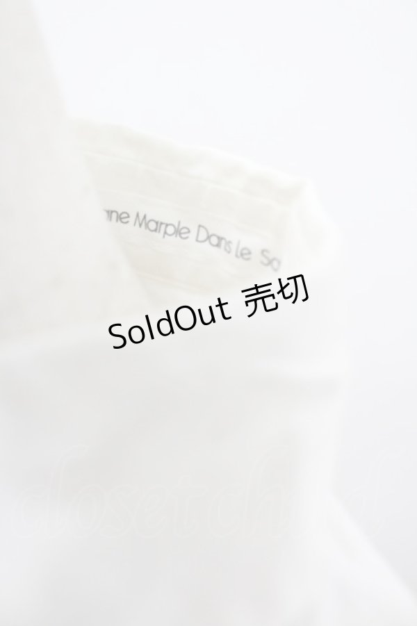 画像3: Jane Marple Dans Le Salon / フロントリボン長袖ブラウス  白 I-26-03-12-005-JM-BL-SA-ZI (3)