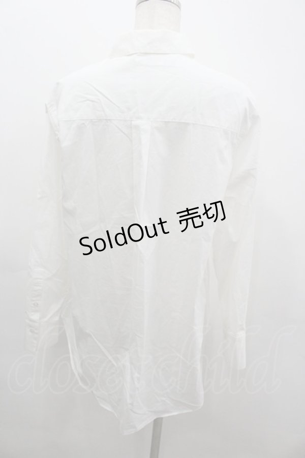 画像4: Jane Marple Dans Le Salon / フロントリボン長袖ブラウス  白 I-26-03-12-005-JM-BL-SA-ZI (4)