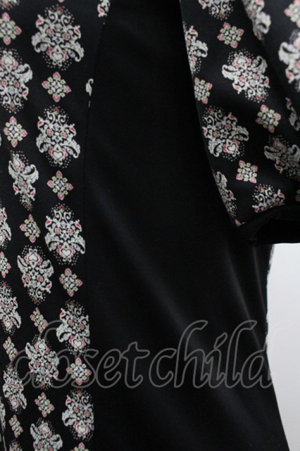 画像3: DOLLY GIRL / 切替ワンピース  黒 I-26-03-12-060-LO-OP-TE-ZI (3)