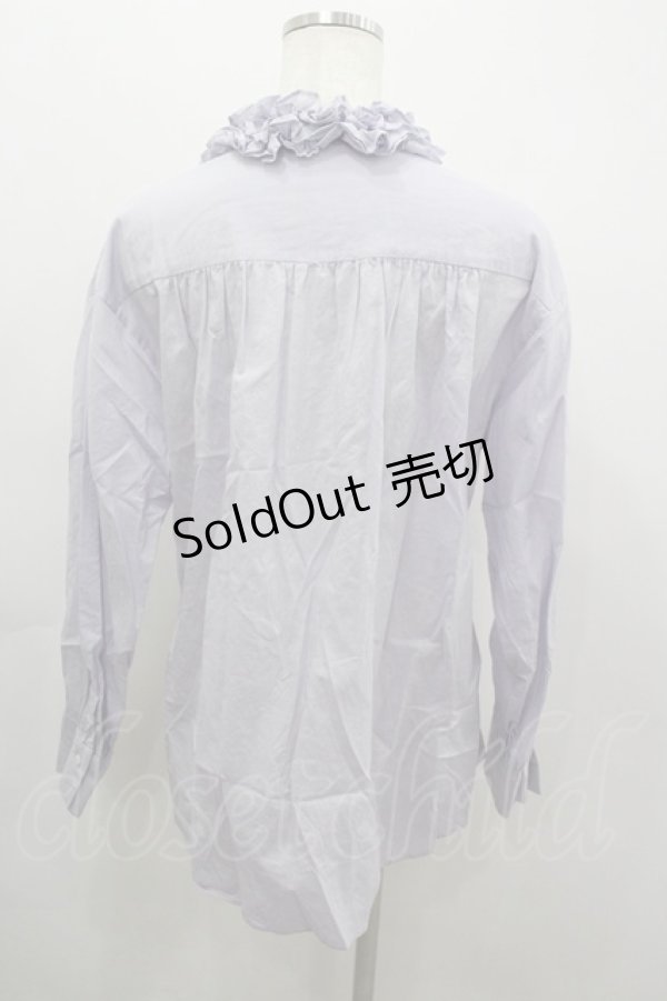 画像3: Jane Marple Dans Le Salon / フリル襟ブラウス  ラベンダー I-26-03-12-006-JM-BL-SA-ZI (3)