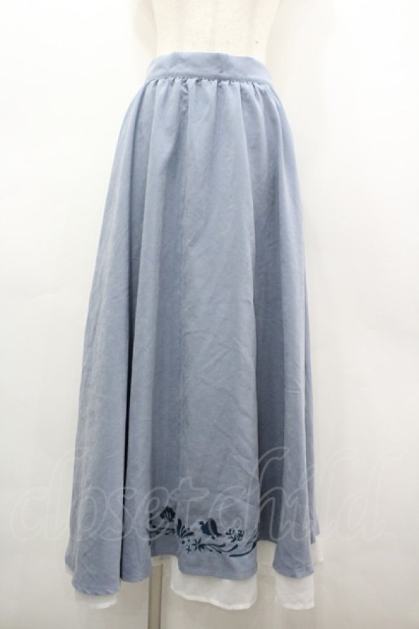 画像1: WITTY TASTE / リトルマーメイドセットアップ  サックスＸ白 I-26-03-12-068-LO-OP-SA-ZI (1)