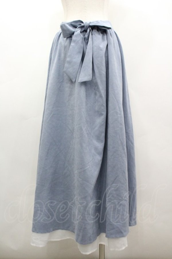 画像2: WITTY TASTE / リトルマーメイドセットアップ  サックスＸ白 I-26-03-12-068-LO-OP-SA-ZI (2)