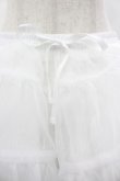 画像3: Chalmiere / ミニ丈オーガンジーパニエ  白 I-26-03-12-069-0-SK-SA-ZI (3)