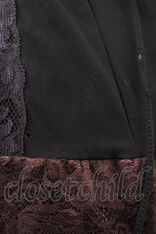 画像5: Ozz oneste / 蝶刺繍&裾レース2wayスカート  ネイビー I-26-03-12-072-OO-SK-SA-ZI (5)