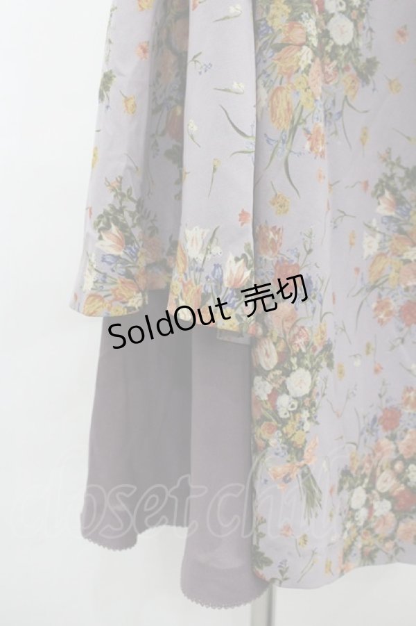 画像3: KANEKO ISAO / チューリップブーケスカート  パープル I-26-03-12-085-0-SK-SA-ZI (3)