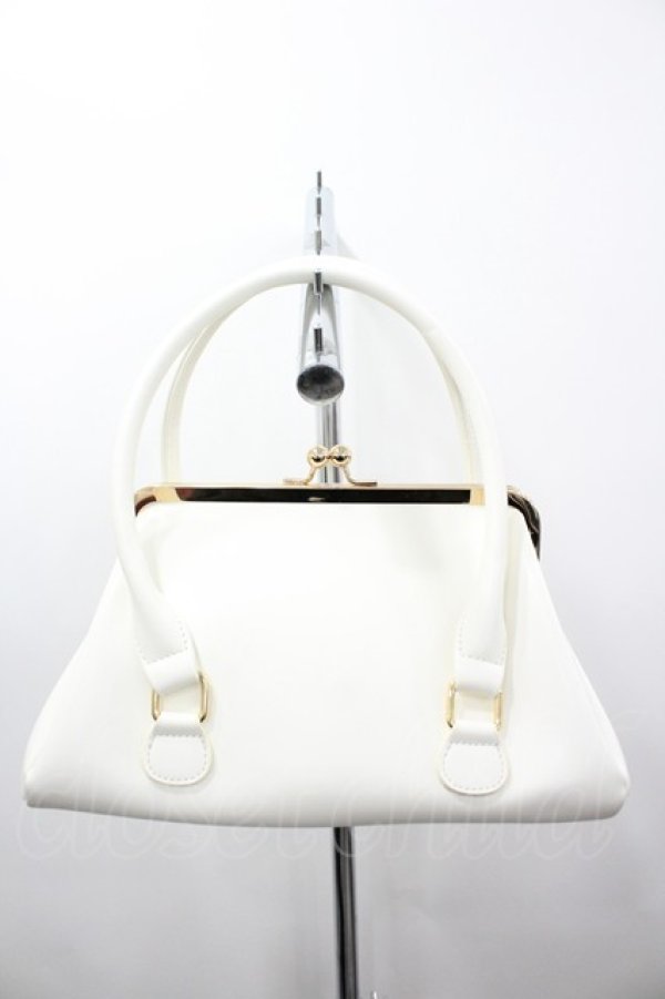 画像2: BABY,THE STARS SHINE BRIGHT / 王冠がま口Bag  白 I-26-03-12-095-BA-BG-SA-ZI (2)