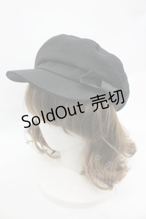 画像: m petit by misako / AM*サンリオリボンキャスケット  黒 I-26-03-12-105-LO-AC-HR-ZI