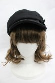 画像2: m petit by misako / AM*サンリオリボンキャスケット  黒 I-26-03-12-105-LO-AC-HR-ZI (2)