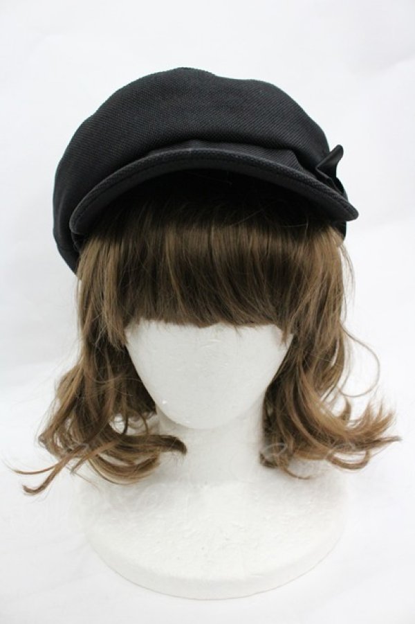 画像2: m petit by misako / AM*サンリオリボンキャスケット  黒 I-26-03-12-105-LO-AC-HR-ZI (2)