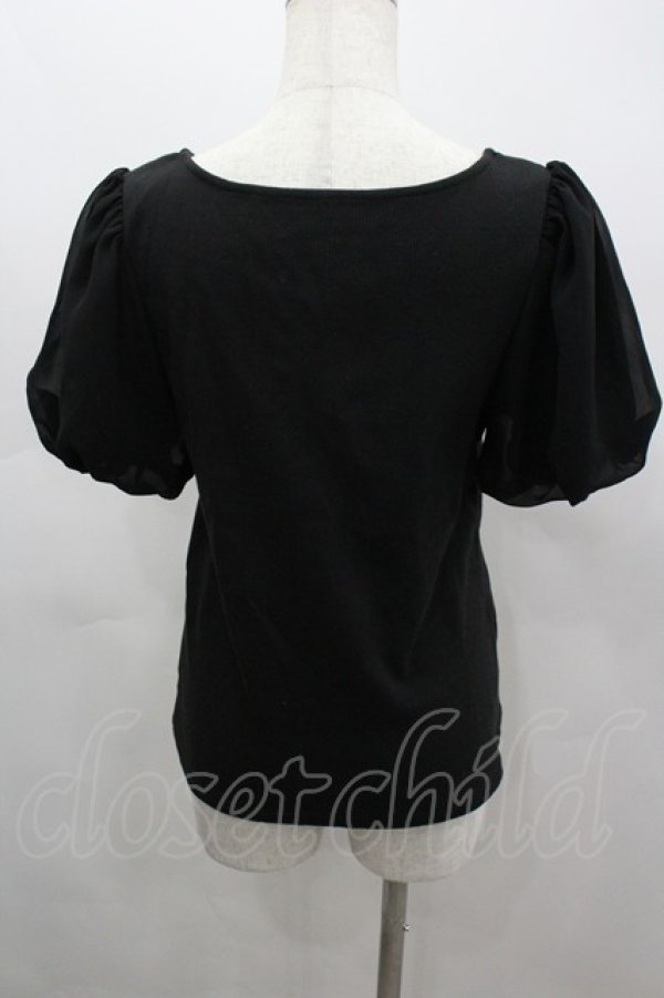 画像3: shimamura × chiharu / アナと雪の女王半袖カットソー  黒 I-26-03-12-010-LO-TO-SA-ZI (3)