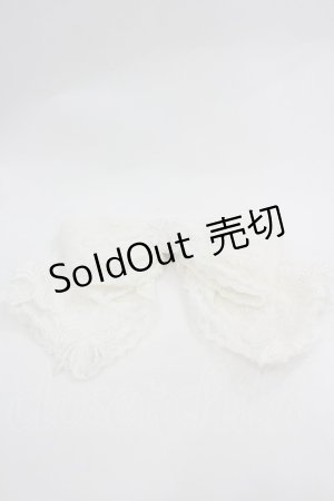 画像: MOMOKO HOUSE / レースリボン2WAYクリップ  白 I-26-03-12-119-LO-ZA-SA-ZI