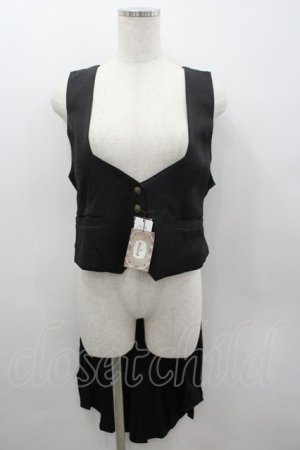 画像: Amavel / Classic Schoolトレーン付ベスト  黒 I-26-03-12-011-CA-TO-SA-ZI