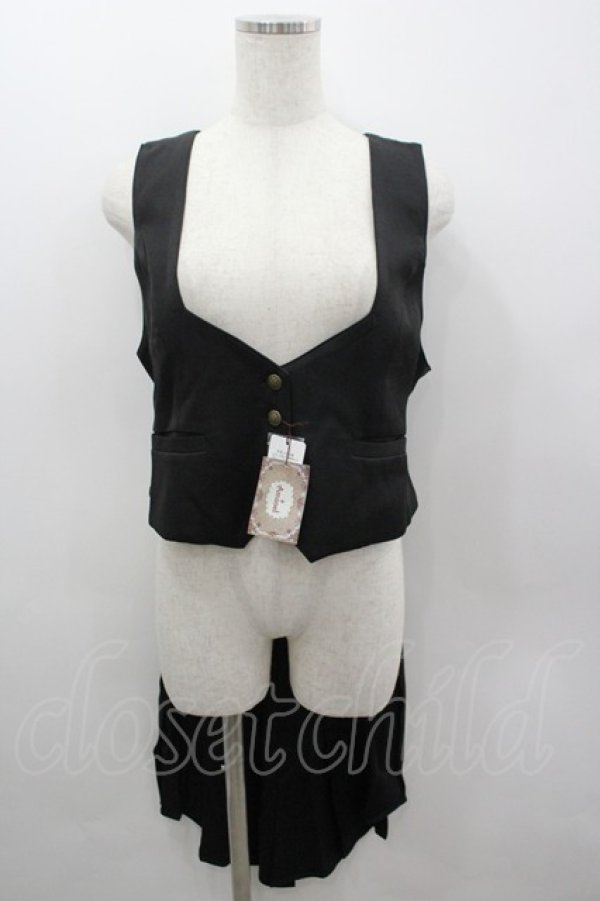 画像1: Amavel / Classic Schoolトレーン付ベスト  黒 I-26-03-12-011-CA-TO-SA-ZI (1)