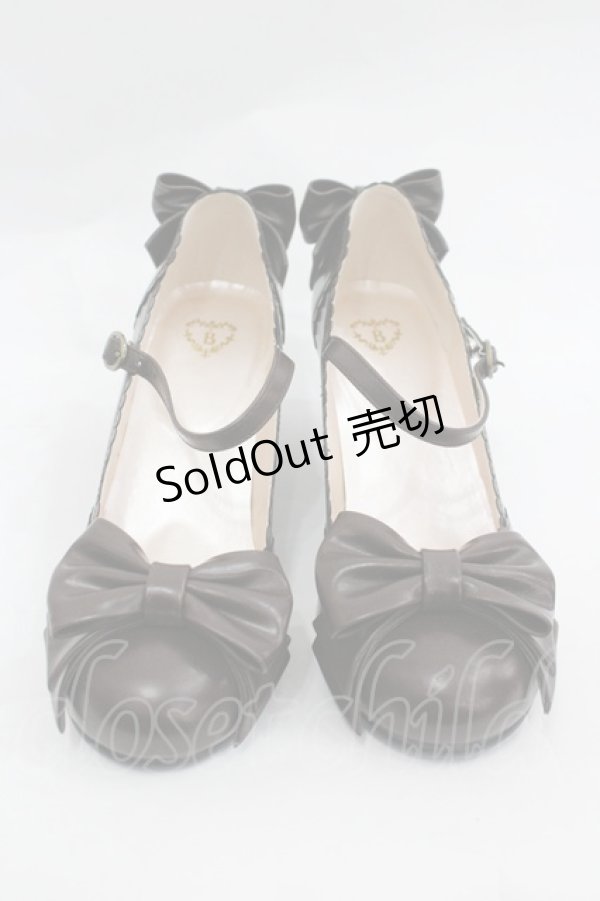 画像1: BABY,THE STARS SHINE BRIGHT / アンティークリボンシューズ S ブラウン I-26-03-12-124-BA-SH-SA-ZI (1)