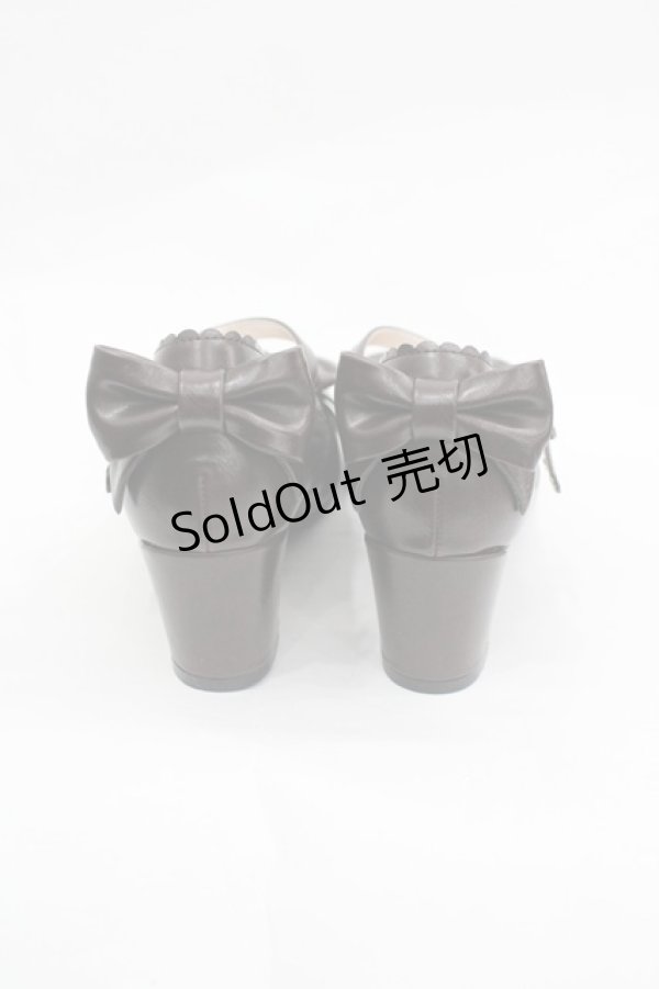 画像2: BABY,THE STARS SHINE BRIGHT / アンティークリボンシューズ S ブラウン I-26-03-12-124-BA-SH-SA-ZI (2)