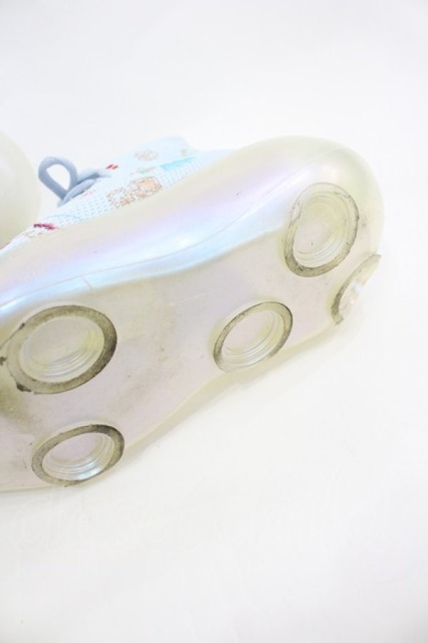 画像4: MIKIOSAKABE / JennyFax Hana Embroidery Shoes UK4 サックス I-26-03-12-125-PU-SH-SA-ZI (4)