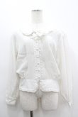 画像1: INGEBORG / ピンタック&フリルリボンブラウス  ホワイト I-26-03-12-002-LO-BL-SA-ZI (1)