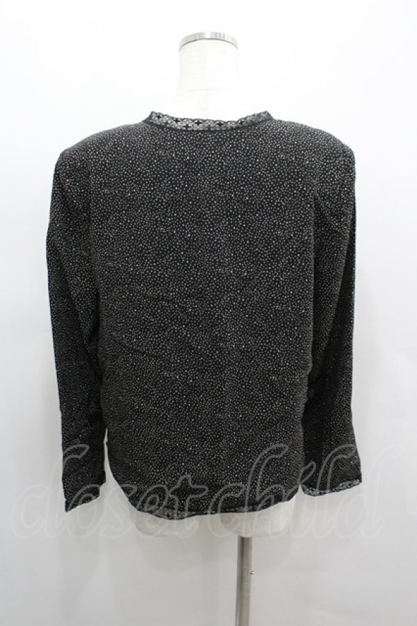 画像3: INGEBORG / ランダム水玉ボレロカーディガン M ブラック I-26-03-12-012-LO-TO-SA-ZI (3)