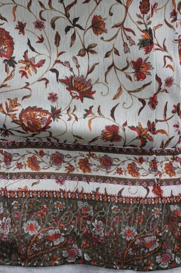 画像3: INGEBORG / ペイズリー柄ノースリーブブラウス M グリーン I-26-03-12-028-LO-BL-SA-ZI (3)