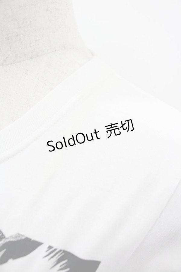 画像3: SEX POT ReVeNGe / 切り抜き風プリントTシャツ  白Ｘ黒Ｘ赤 I-26-03-14-035-SP-TO-SA-ZI (3)