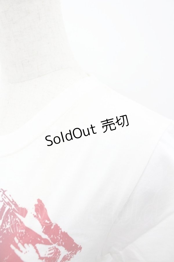 画像3: SEX POT ReVeNGe / 英字プリントTシャツ  白Ｘ黒Ｘ紫 I-26-03-14-036-SP-TO-SA-ZI (3)