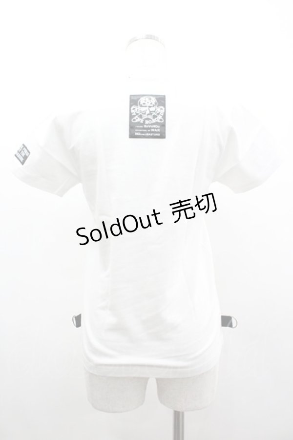 画像2: SEX POT ReVeNGe / KILLHIMプリントTシャツ S 白Ｘ黒Ｘ赤 I-26-03-14-038-SP-TO-SA-ZI (2)