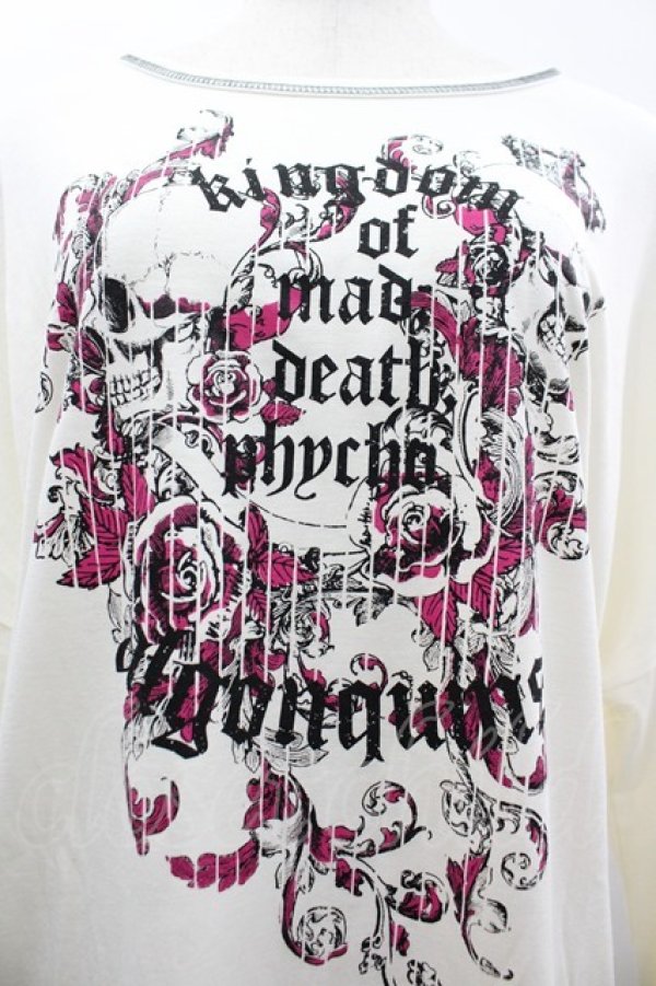 画像3: ALGONQUINS / スカル×ローズカットソー F オフ I-26-03-14-046-AL-TO-TE-ZI (3)