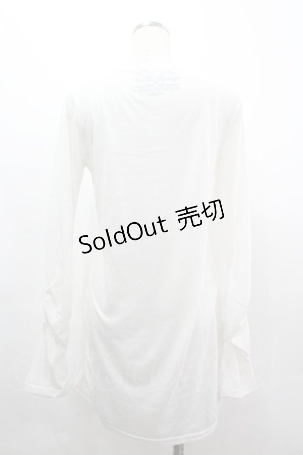 画像2: SEX POT ReVeNGe / つかみうさぎプリントカットソー S 黒Ｘカラフル I-26-03-14-050-SP-TO-SA-ZI (2)