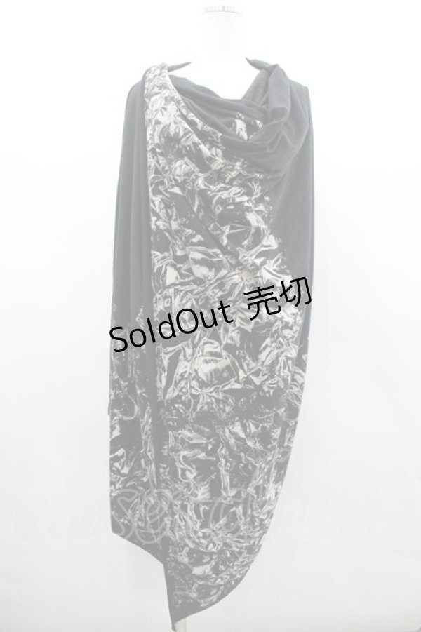 画像1: CIVARIZE / フード付きカーディガン 44 黒 I-26-03-14-051-GO-TO-TE-ZI (1)