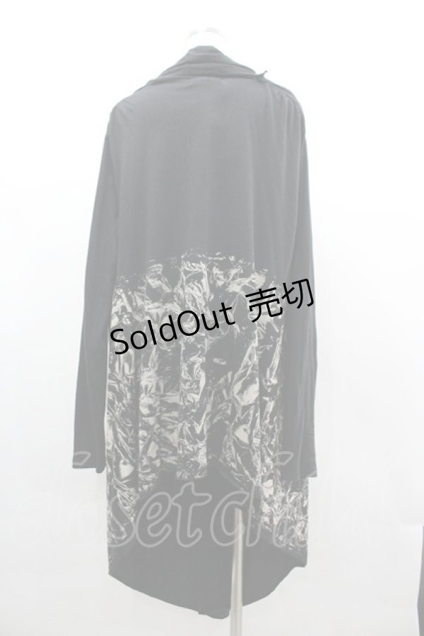 画像2: CIVARIZE / フード付きカーディガン 44 黒 I-26-03-14-051-GO-TO-TE-ZI (2)