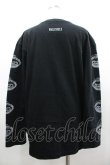 画像2: MALICIOUS.X / Sanpaku eyes long sleeve T-shirt  黒 I-26-03-14-052-PU-TO-TE-ZI (2)