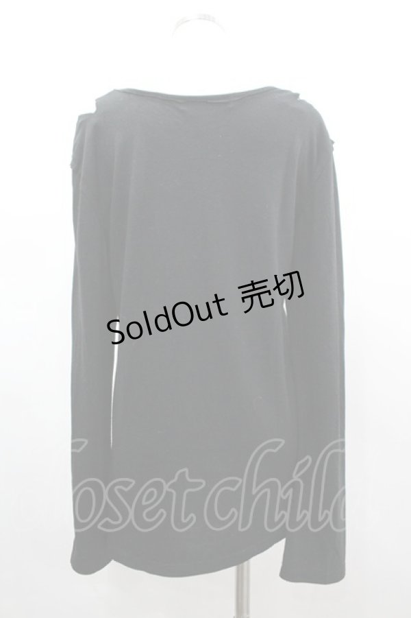 画像2: SEX POT ReVeNGe / プリントカットソー  黒 I-26-03-14-053-SP-TO-TE-ZI (2)