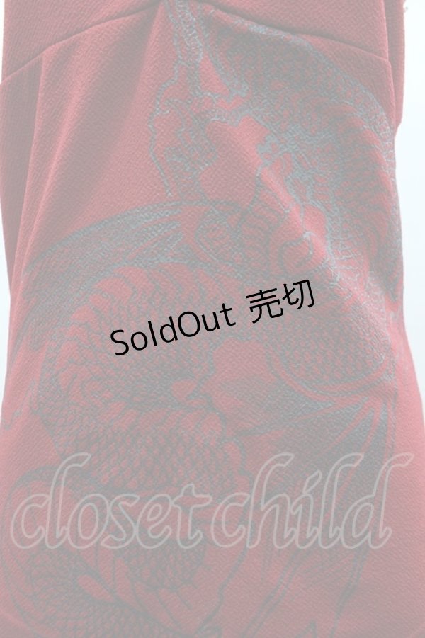 画像3: Qutie Frash / クロスキャミ  赤Ｘ黒 I-26-03-14-058-QU-TS-SA-ZI (3)