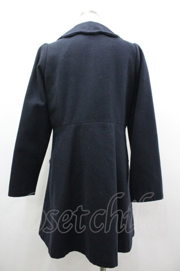 画像2: Fi.n.t / スカラップ襟コート F ネイビー I-26-03-14-059-CA-CO-TE-ZI (2)
