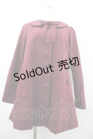 画像: Fi.n.t / 丸襟コート F ワイン I-26-03-14-060-CA-CO-TE-ZI