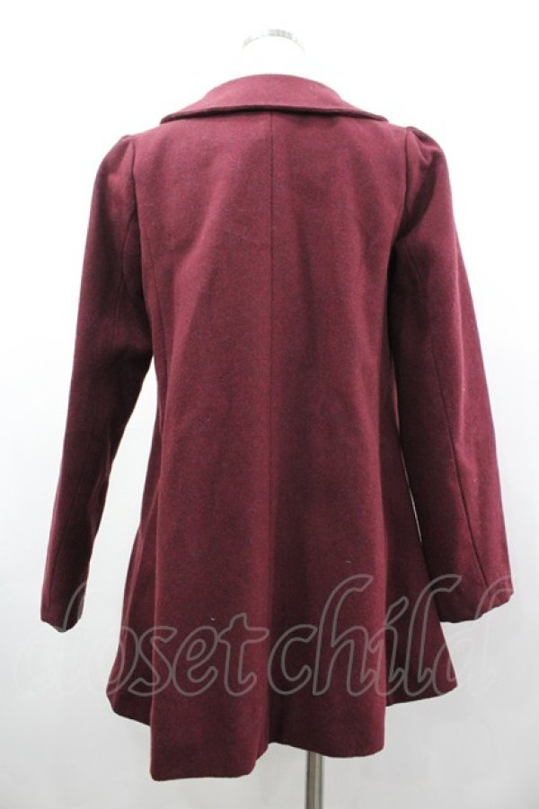 画像2: Fi.n.t / 丸襟コート F ワイン I-26-03-14-060-CA-CO-TE-ZI (2)