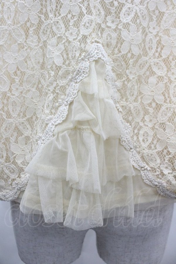 画像3: axes femme / レースドルマントップス M キナリ I-26-03-14-006-AX-TO-TE-ZI (3)