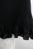 画像3: ATELIER PIERROT / フリルケープ  黒 I-26-03-14-061-EL-TO-TE-ZI (3)