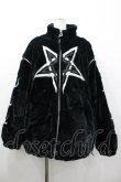 画像1: PINKSPINK / Detachable Sleeve Pentagram Embroidered Jacket  黒 I-26-03-14-062-PU-JA-TE-ZI (1)
