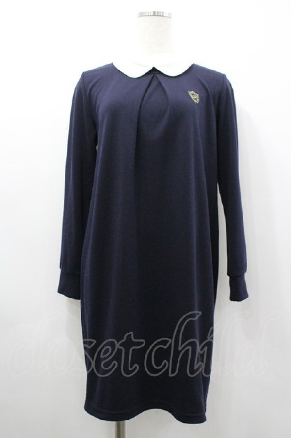 画像1: Fi.n.t / カットソーワンピース F ネイビー I-26-03-14-063-CA-OP-TE-ZI (1)