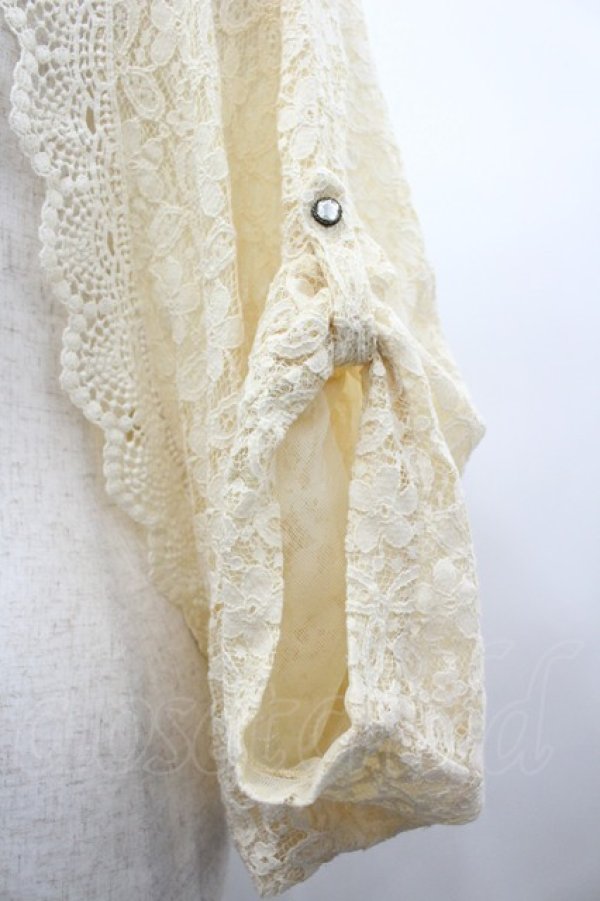 画像4: axes femme / レースドルマントップス M キナリ I-26-03-14-006-AX-TO-TE-ZI (4)