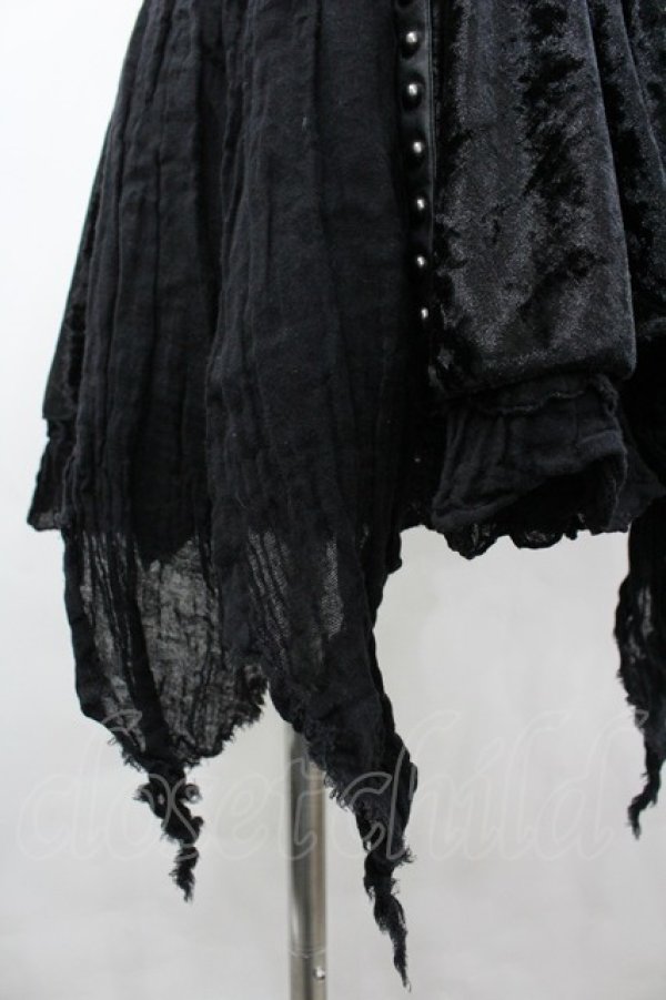 画像3: SEX POT ReVeNGe / コルセットデザインベルベットキャミワンピース  黒 I-26-03-14-070-SP-OP-SA-ZI (3)