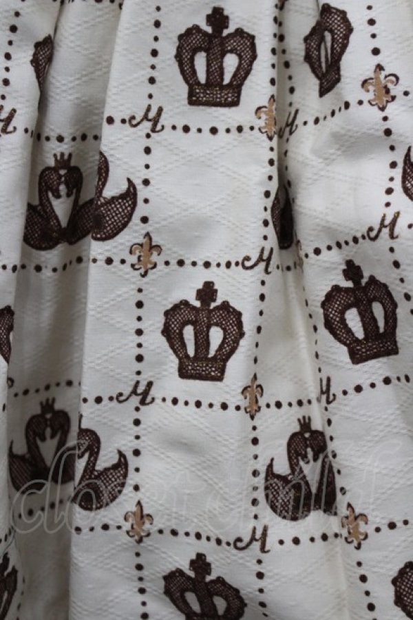 画像2: metamorphose / スワンレースフリルミニスカート  アイボリー I-26-03-14-073-ME-SK-TE-ZI (2)