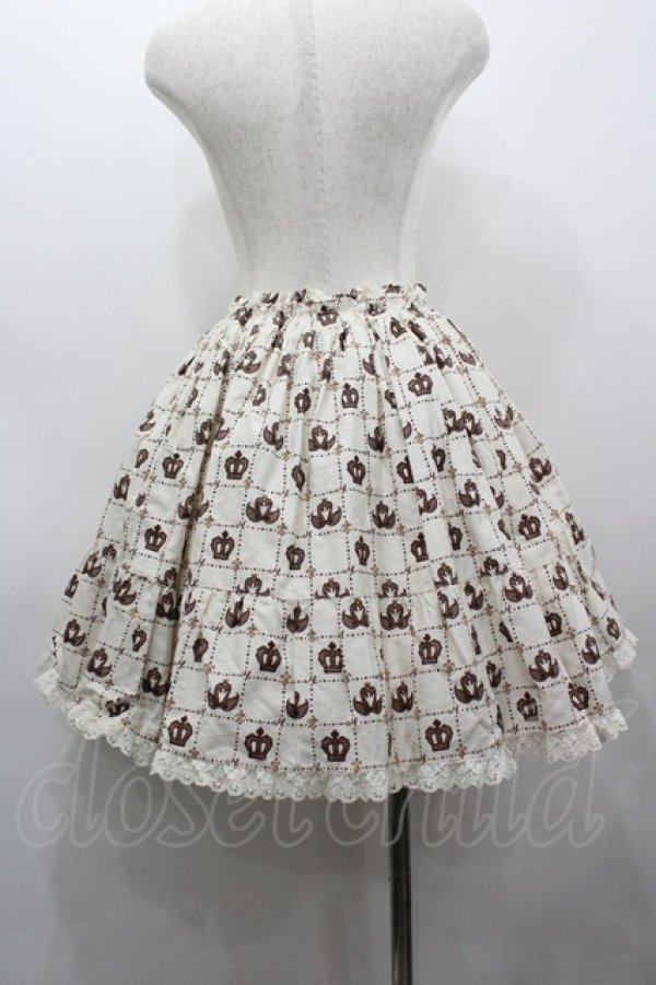 画像3: metamorphose / スワンレースフリルミニスカート  アイボリー I-26-03-14-073-ME-SK-TE-ZI (3)